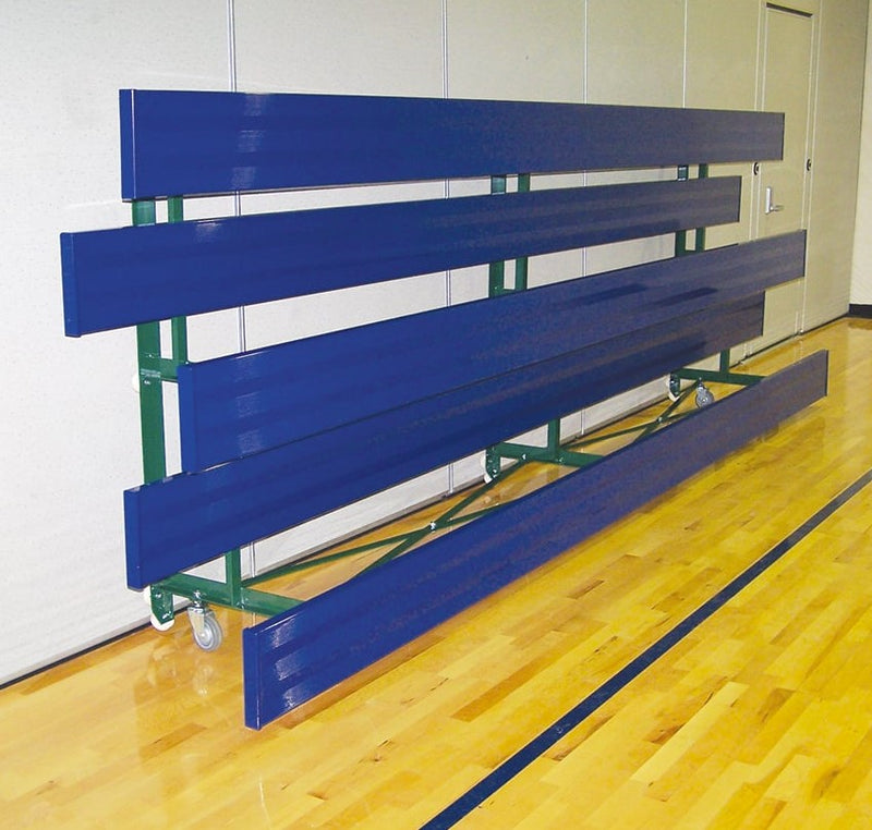 Jaypro Soccer Tip & Roll Bleacher (2 Row - Single Foot Plank)