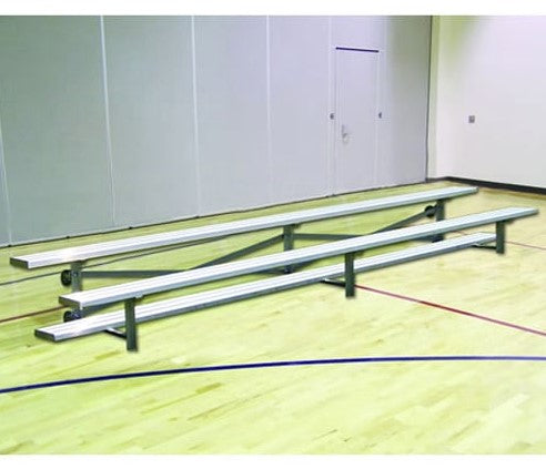 Jaypro Soccer Tip & Roll Bleacher (2 Row - Single Foot Plank)