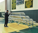 Jaypro Soccer Tip & Roll Bleacher (4 Row - Single Foot Plank)