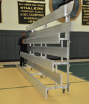 Jaypro Soccer Tip & Roll Bleacher (4 Row - Single Foot Plank)