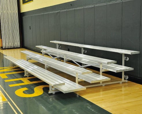 Jaypro Soccer Tip & Roll Bleacher (4 Row - Double Foot Plank)