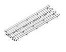 Jaypro Soccer Tip & Roll Bleacher (4 Row - Double Foot Plank)