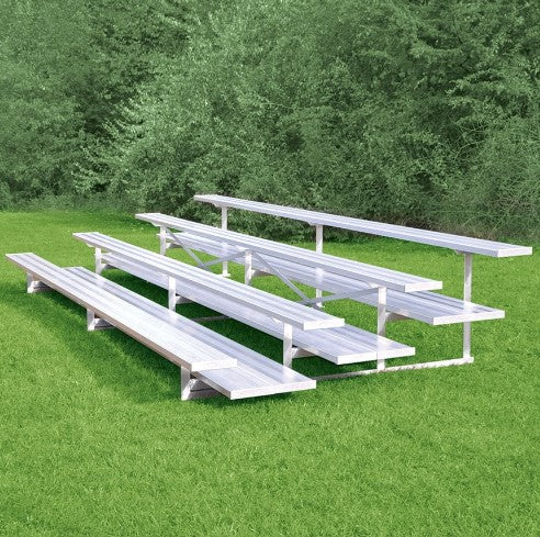 Jaypro Soccer All Aluminum Bleacher (4 Row - Double Foot Plank)