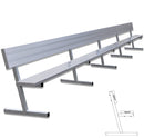 Jaypro Soccer Player Bench With Seat Back (Portable)