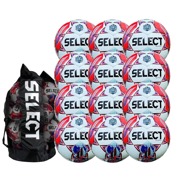 Select NJCAA Super v24 Soccer Ball (12-pack with ball bag)-Soccer Command