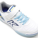 Kelme Precision Elastic Shoes (white/dark blue)