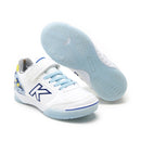 Kelme Precision Elastic Shoes (white/dark blue)