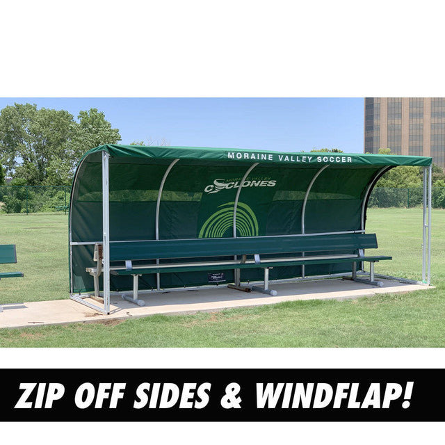 MVP IV Team Soccer Bench Shelter by Soccer Innovations